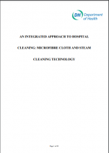 An integrated approach to hospital cleaning: microfibre cloth and steam cleaning technology